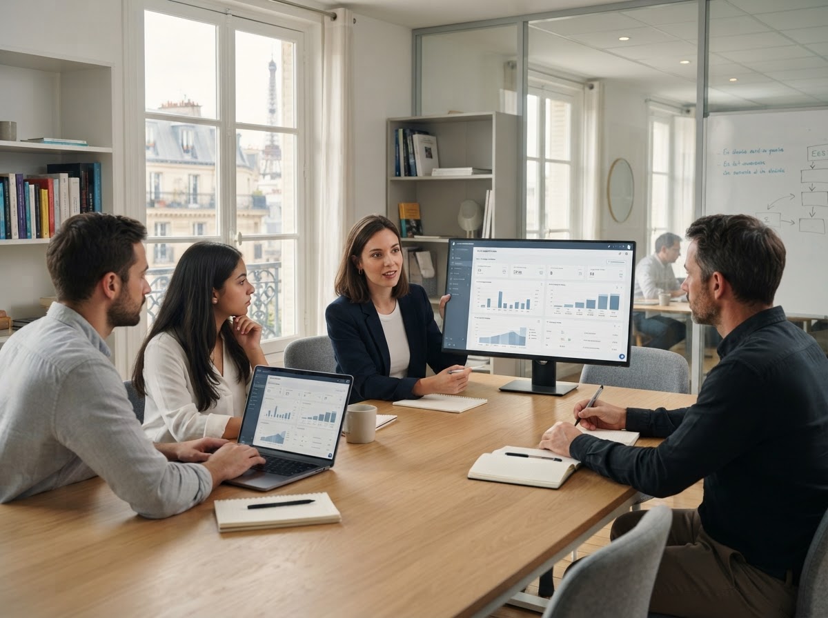 Juste Capitholm — équipe technique travaillant sur les modèles d'analyse de données financières