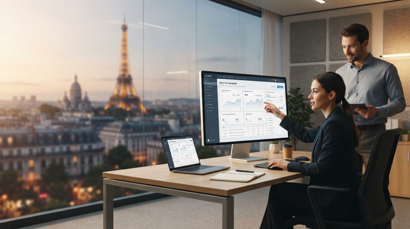 Juste Capitholm — interface d'analyse prédictive affichant des flux de données financières en temps réel
